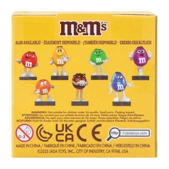Jada Toys Yellow M&M's Character Figure - Picture 5 of 5